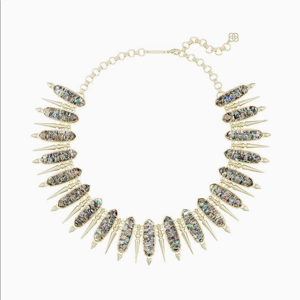 Kendra Scott Gwendolyn Necklace-Crushed Abalone